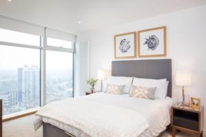 2 bedroom luxury apartments - bedroom view